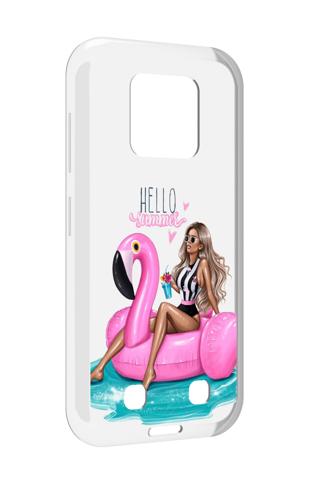 

Чехол MyPads Hello-summer для Oukitel WP18, Прозрачный, Tocco
