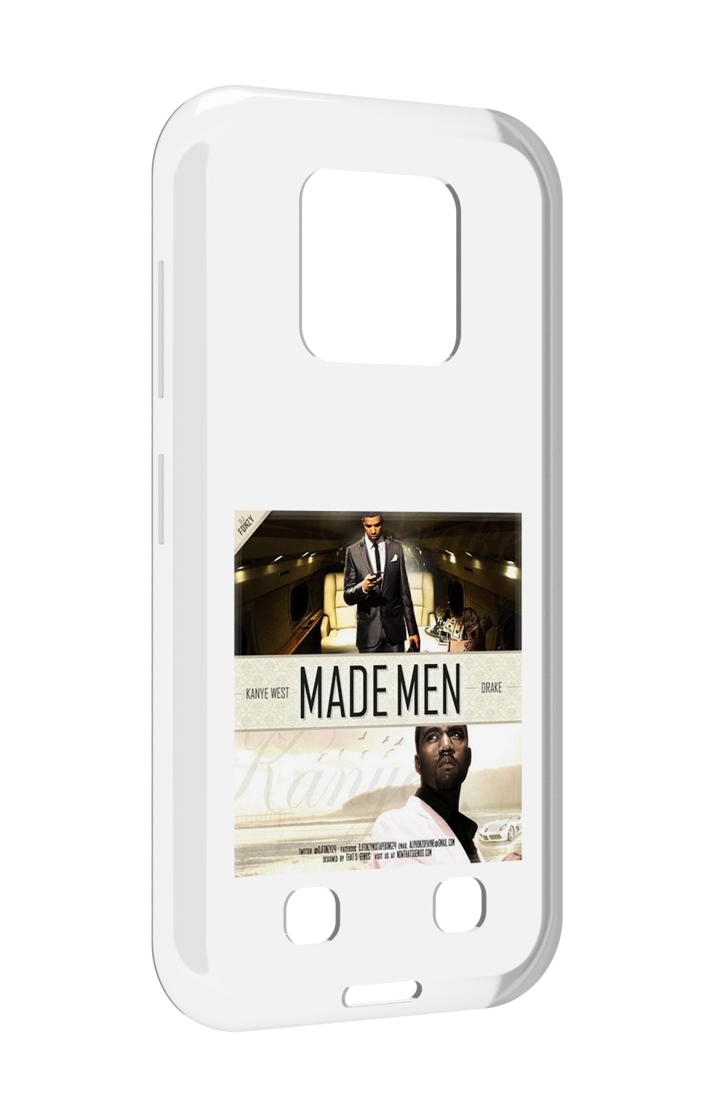 

Чехол MyPads Kanye West & Drake - Made Men для Oukitel WP18, Прозрачный, Tocco