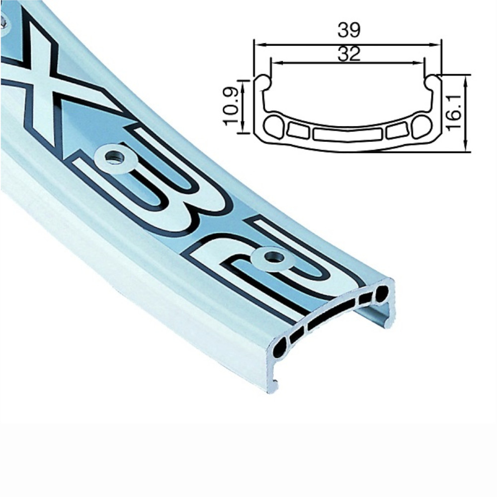 

Обод ALEXRIMS 24" DX32, 32Н, двойной, пистонированный, (черный) 330012