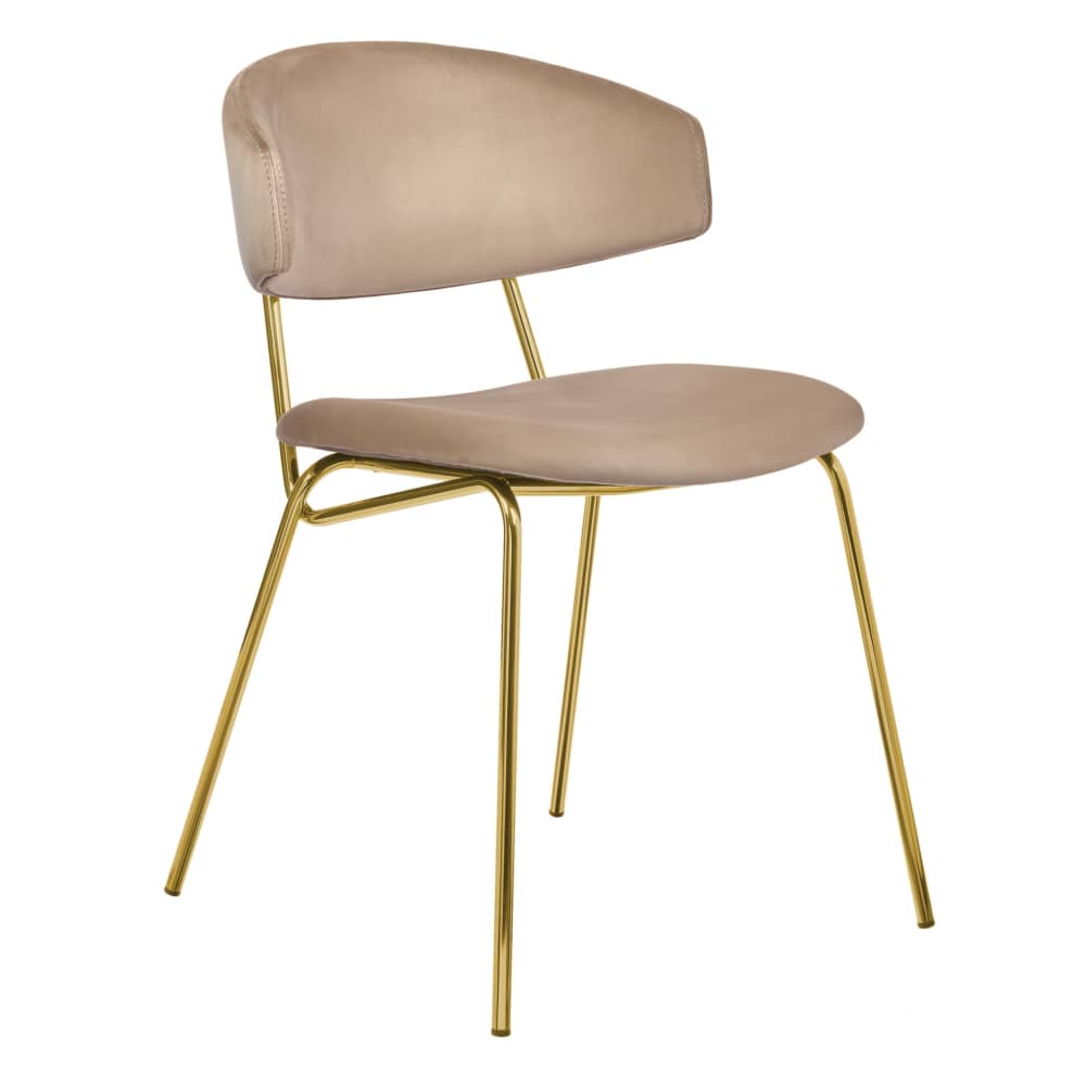 

Стул Bradex Home Elle бежевый/золотистый, Elle