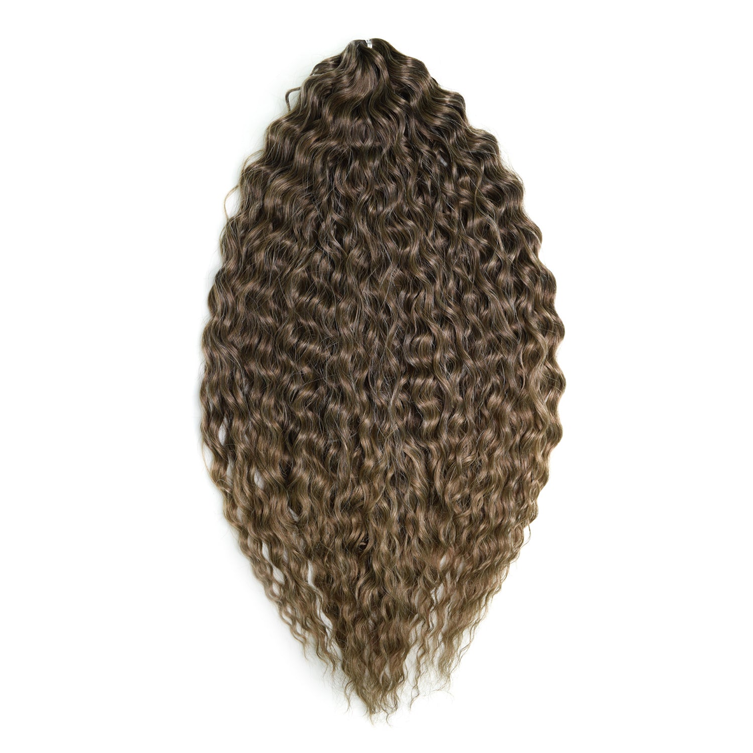Афрокудри для плетения волос Ariel цвет 10 14 темно русый длина 60см вес 300г
