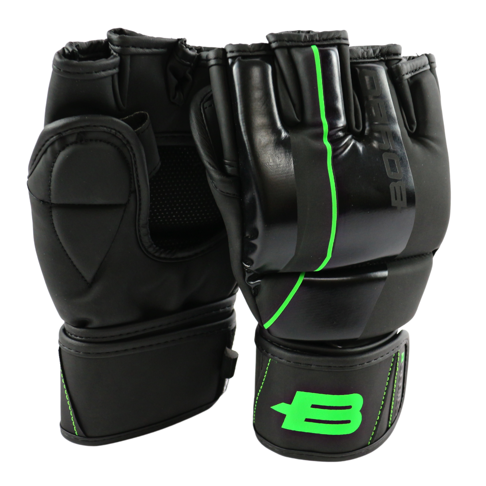 

Перчатки для ММА BOYBO B-series р. XL (черно-зеленый)