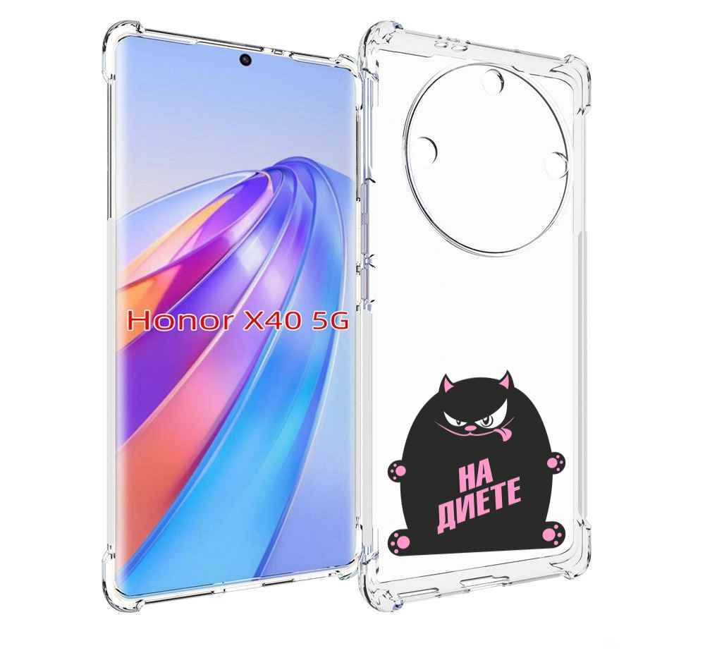 

Чехол MyPads на диете для Honor X40, Прозрачный, Tocco