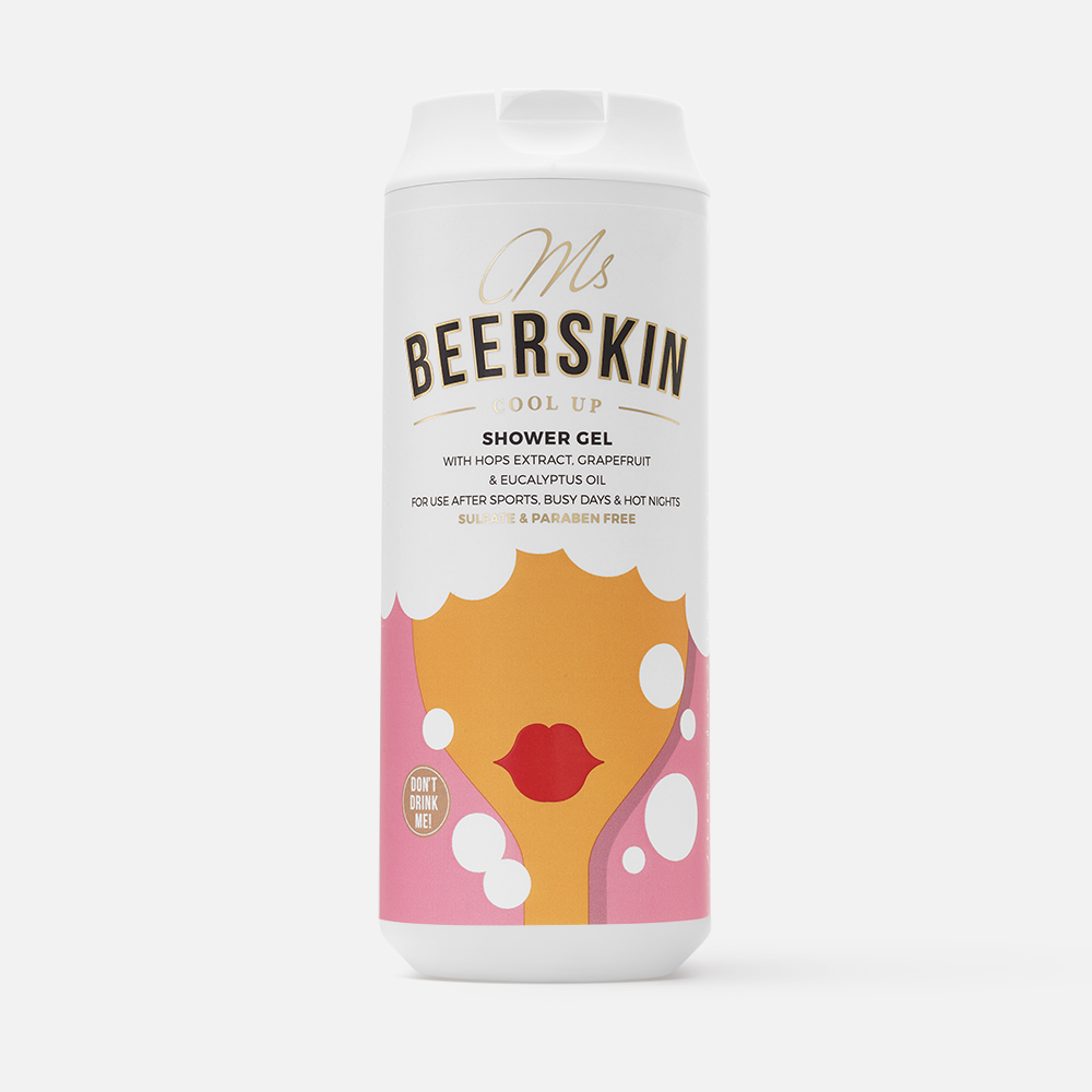 Гель для душа Beerskin Cool Up для женщин, освежающий, 440 мл