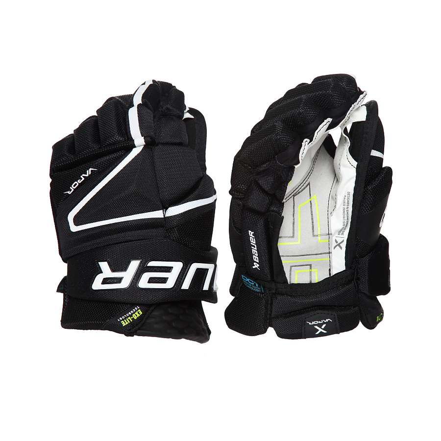 Перчатки хоккейные BAUER Vapor Hyperlite S22 INT р.13 (черно-белый) 1059956