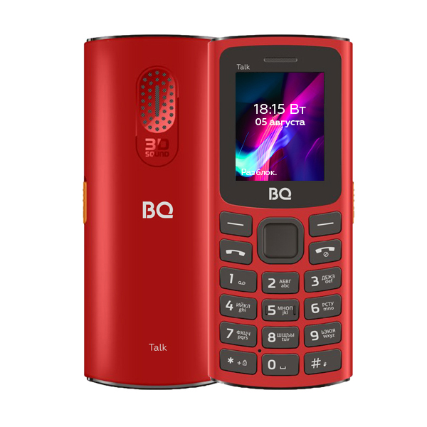 

Сотовый телефон BQ M-1862 Talk Red, M-1862