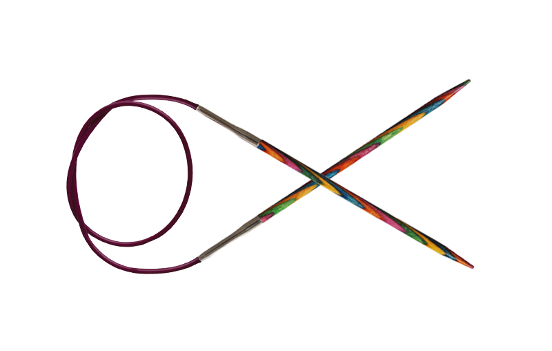 

Спицы для вязания Knit Pro круговые, деревянные Symfonie 80см, 6,00 мм, арт.21341, Коричневый, Symfonie