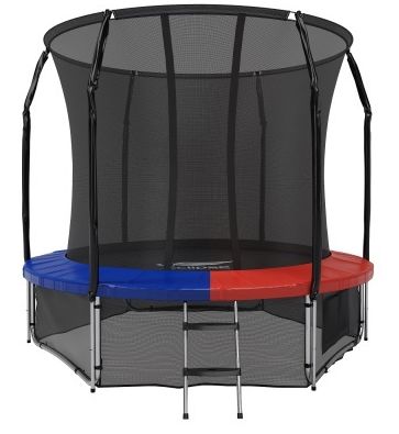 

Батут Eclipse Space Twin с сеткой и лестницей 244 см, blue/red, Space Twin