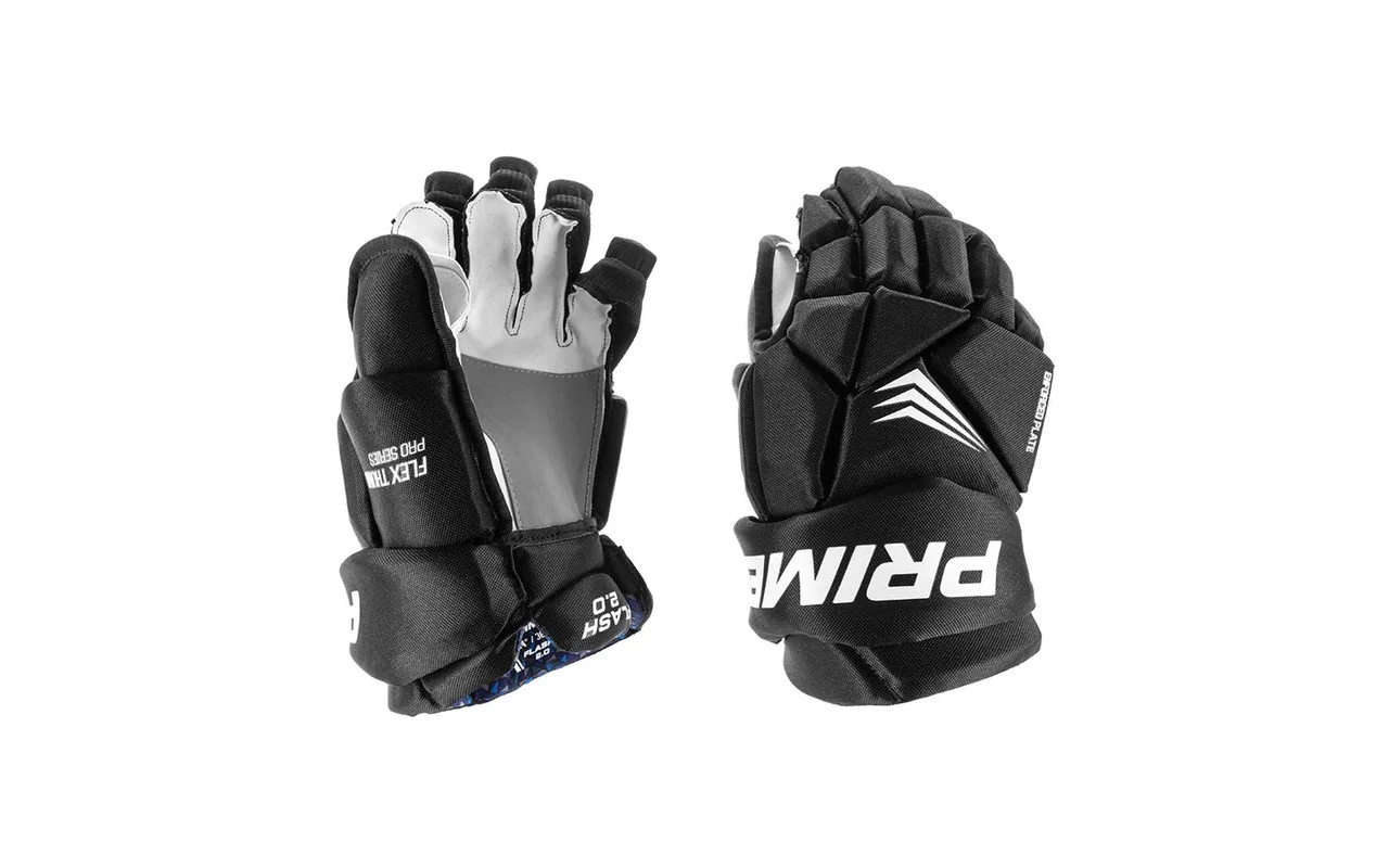 

Перчатки хоккейные PRIME Flash 2.0 JR. р.10 (черные)