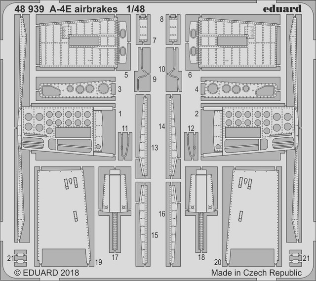 фото Фототравление eduard a-4e воздушные тормоза