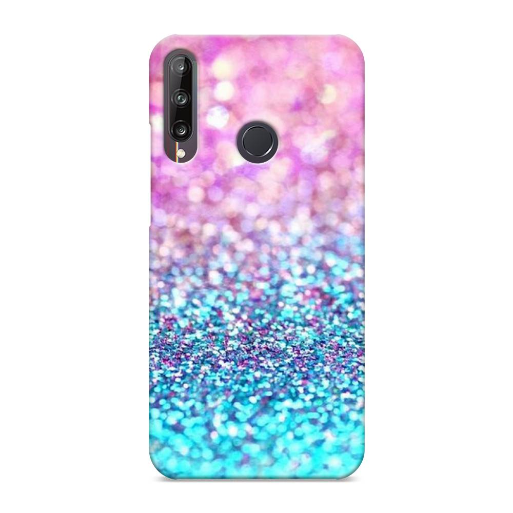 

Чехол Awog "Розово-голубые глиттеры рисунок" для Huawei Y7p