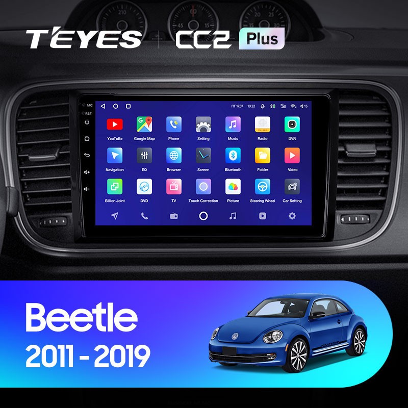 Штатная магнитола Teyes CC2 Plus 6128 Volkswagen Beetle A5 2011-2019 3910000₽