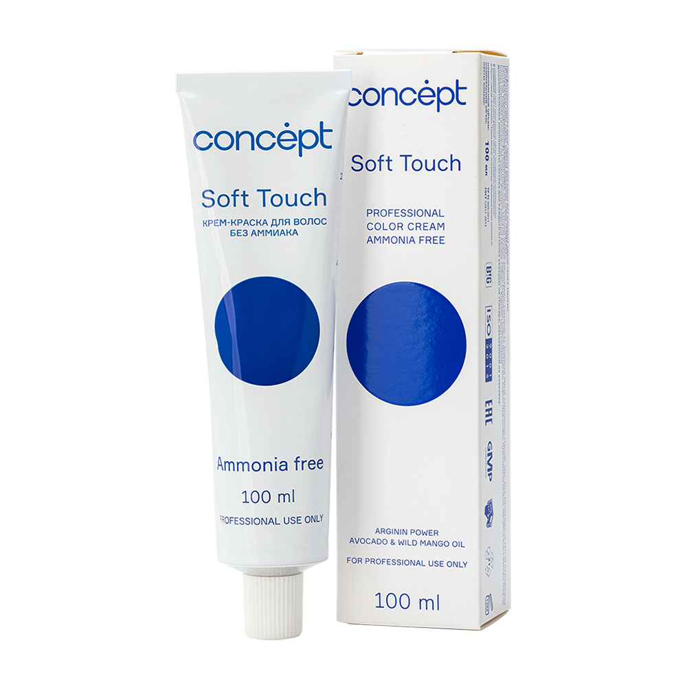 фото Concept, крем-краска для волос soft touch 10.38