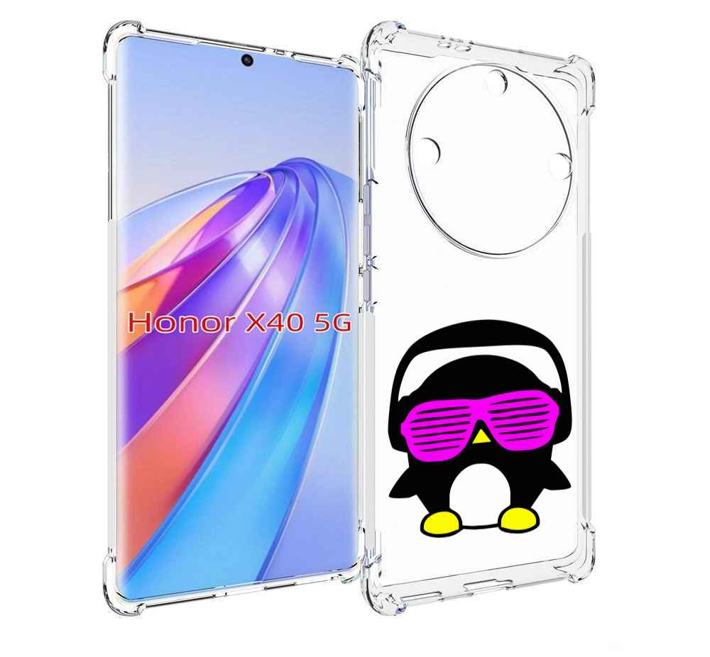 

Чехол MyPads пингвин для Honor X40, Прозрачный, Tocco