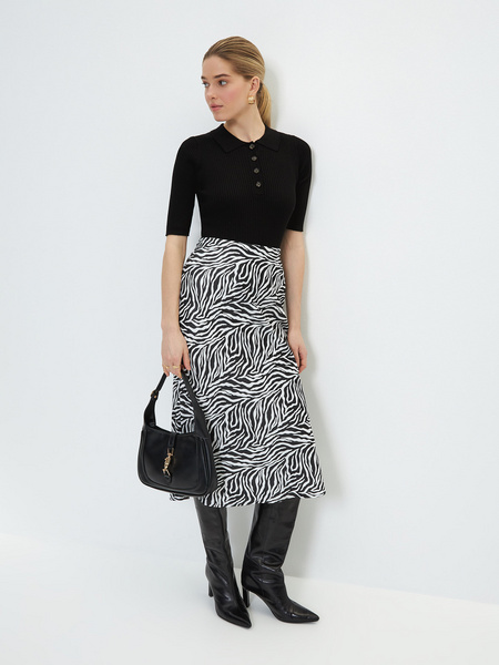 

Юбка женская ZARINA 3224236206 черная XL, 3224236206