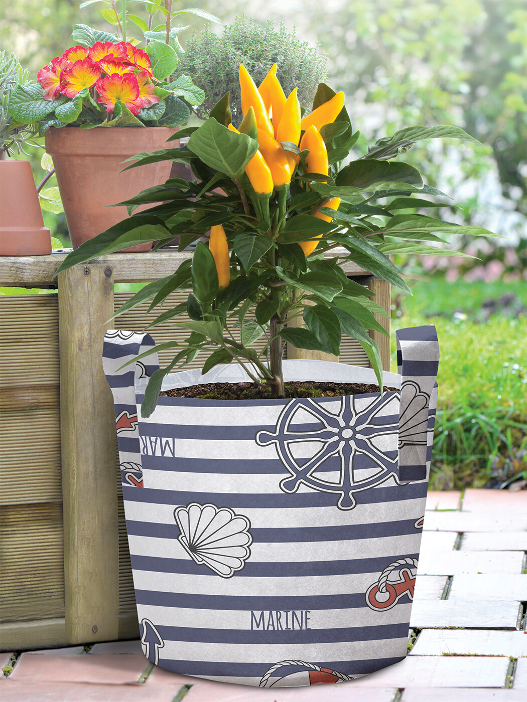 

Текстильная корзина JoyArty Морской сюжет 19 л, Оранжевый, Морской сюжет