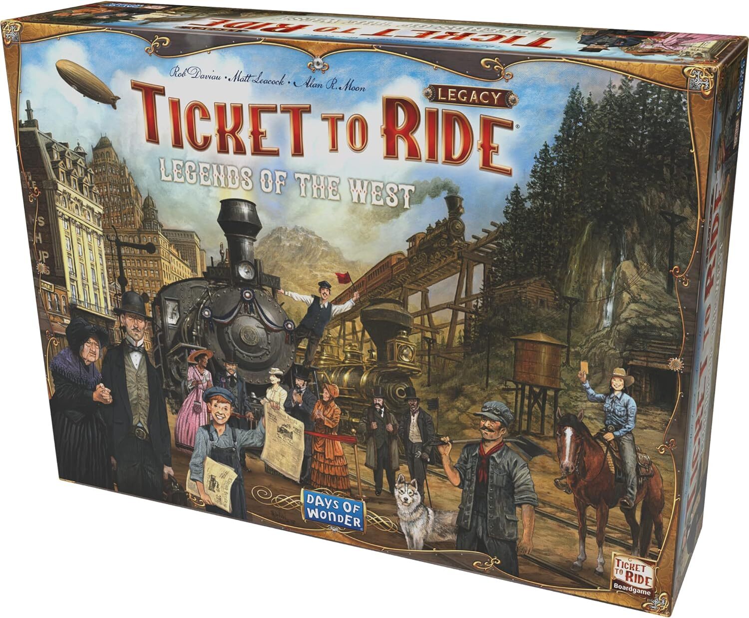 

Настольная игра Ticket to Ride Legacy: Legends of the West на английском языке, DOW720036