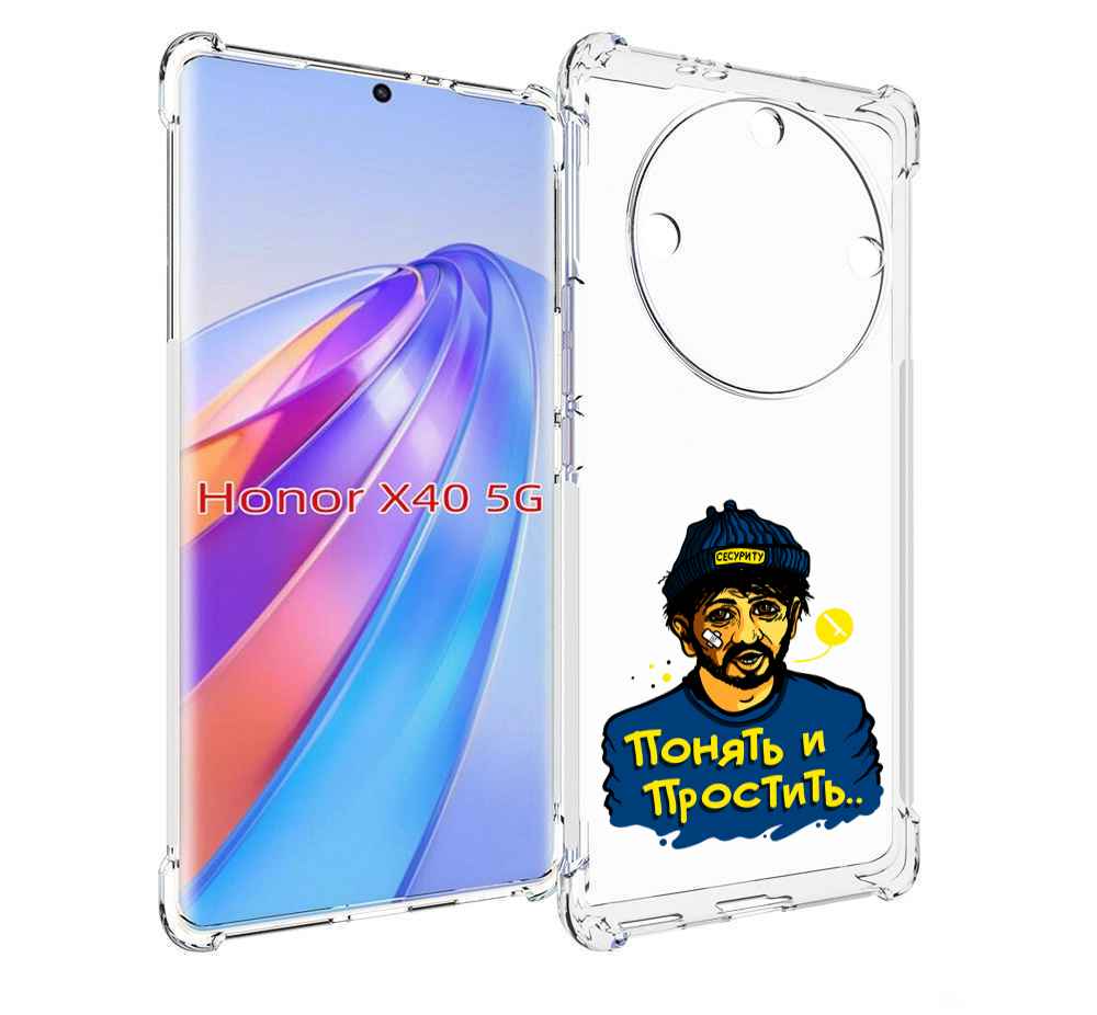 

Чехол MyPads понять и простить для Honor X40, Прозрачный, Tocco
