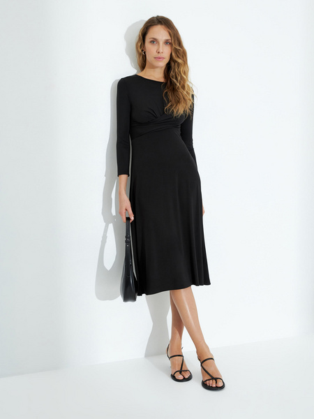 

Платье женское ZARINA 3224067567 черное XL, Черный, 3224067567