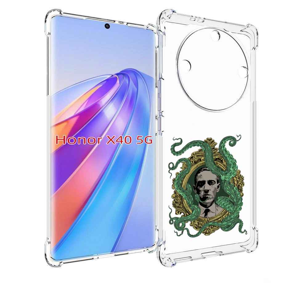 

Чехол MyPads портрет с кракеном для Honor X40, Прозрачный, Tocco