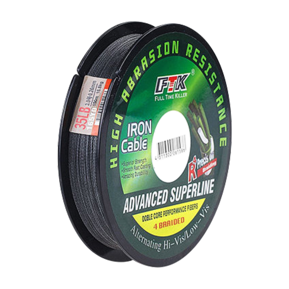

Леска плетеная Рыбиста Wire 0,1 мм, 150 м, 6,1 кг, gray, Серый, Wire