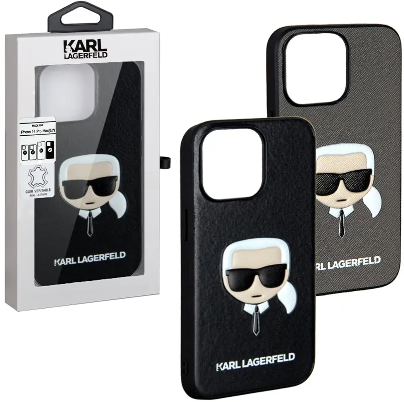 

Чехол Karl Lagerfeld с человеком для iPhone 13, бежевый, 13