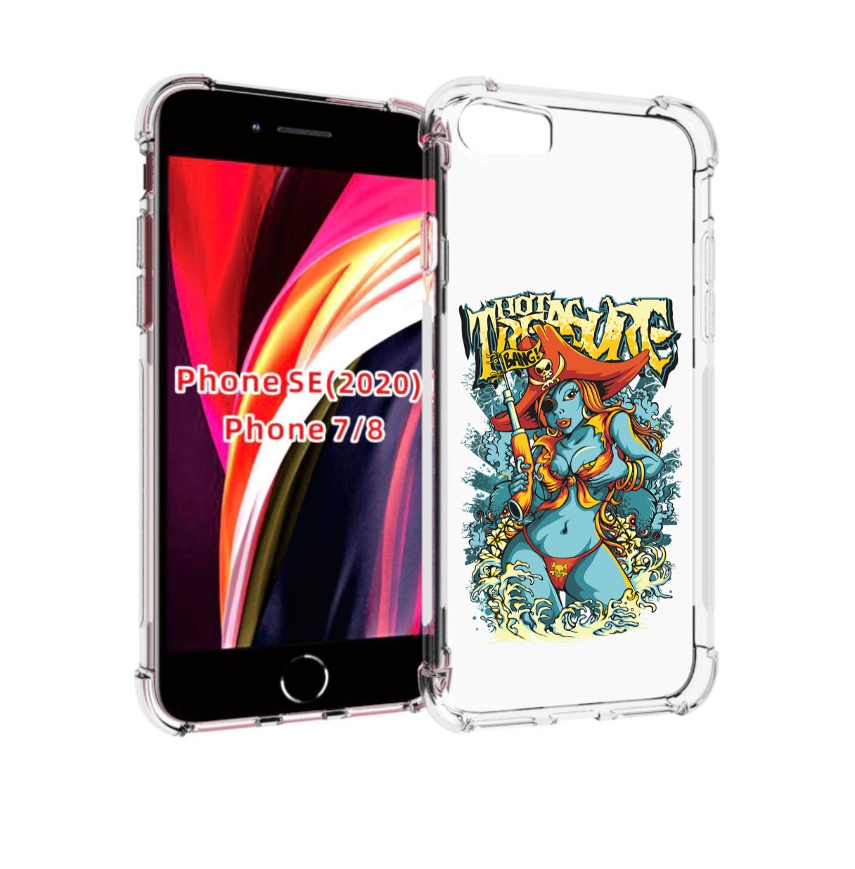 

Чехол MyPads нарисованная синяя девушка комикс для iPhone 7 4.7 / iPhone 8, Прозрачный, Tocco