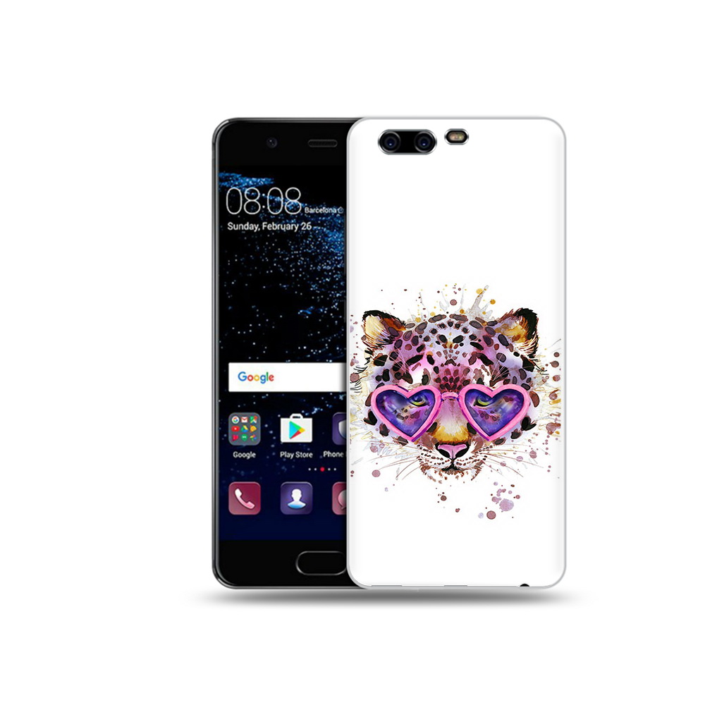 

Чехол MyPads Tocco для Huawei P10 модный леопард (PT60870.50.480), Прозрачный, Tocco