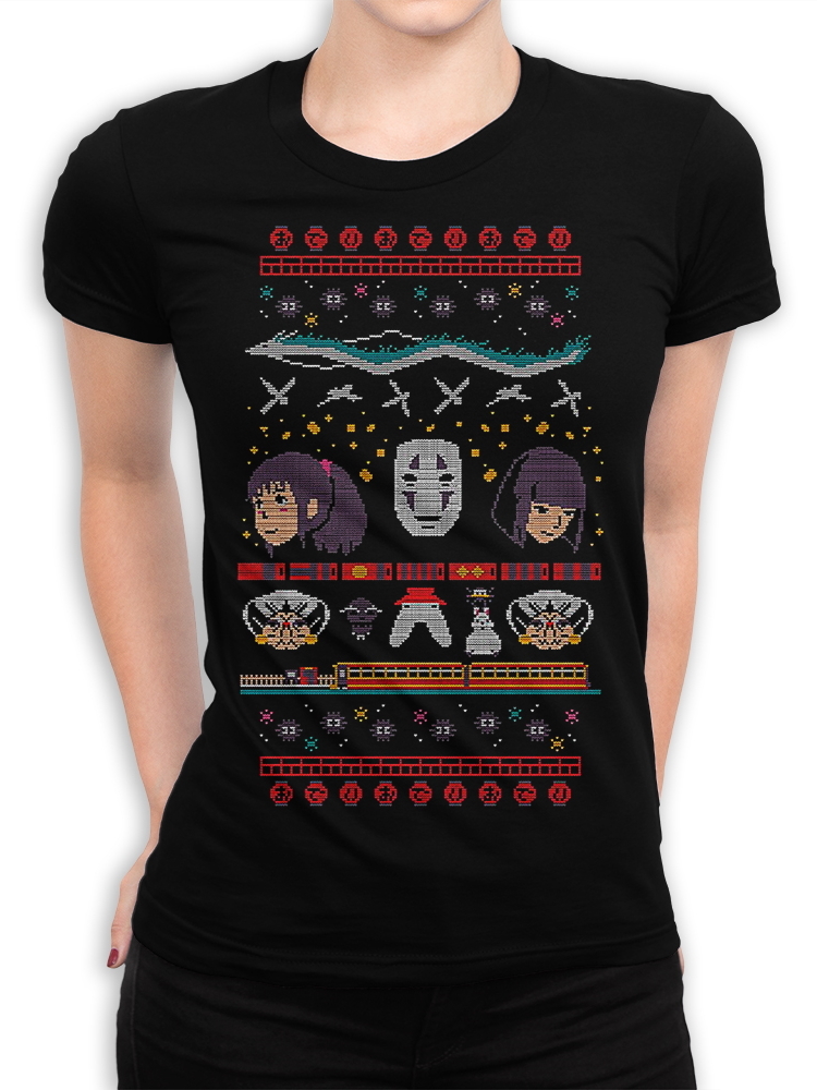 

Футболка женская Dream Shirts Унесенные Призраками NOV черная M, Черный, Унесенные Призраками NOV