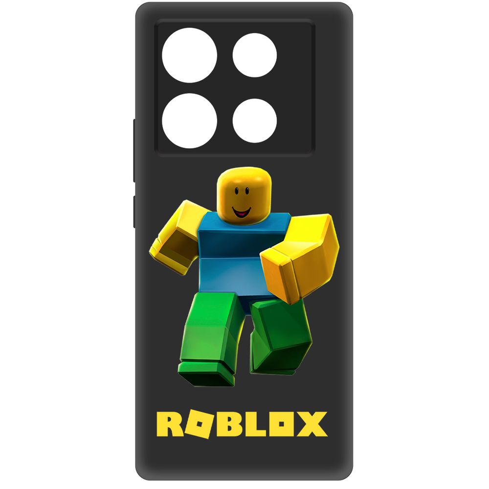 

Чехол-накладка Krutoff Soft Case Roblox-Классический Нуб для INFINIX Note 40 черный