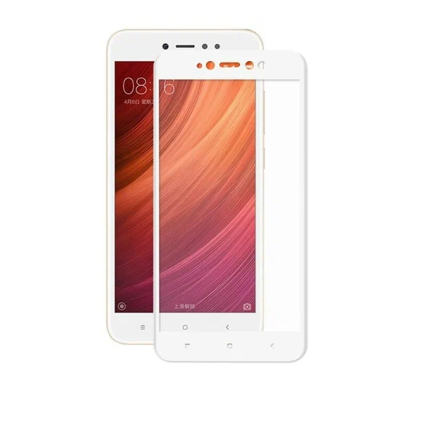 

Защитное стекло 2D для Xiaomi Redmi Note 5A белое в т/у