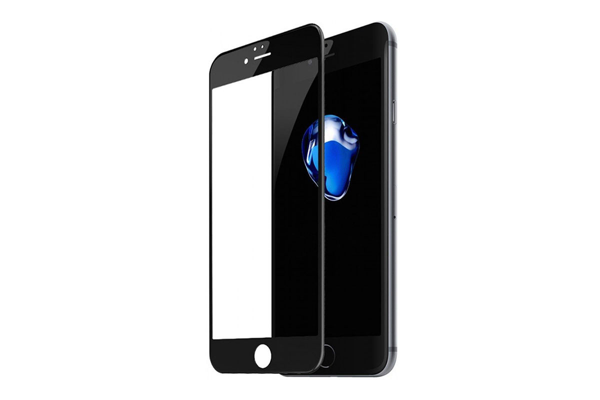 

защитное стекло 5D/9D для Apple iPhone 7, iPhone 8, iPhone SE2020 черный (без упаковки)