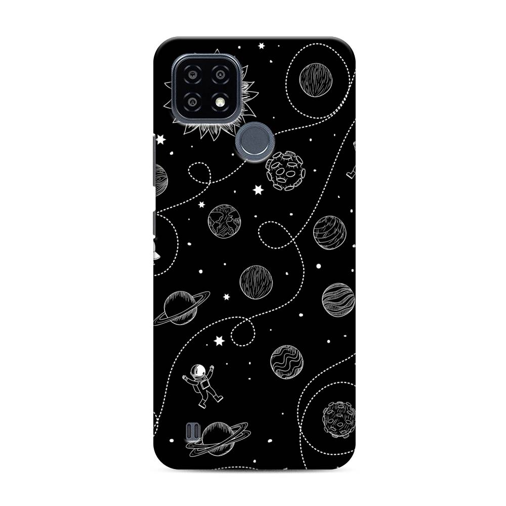

Пластиковый чехол "В невесомости" на Realme C21Y, 256820-3