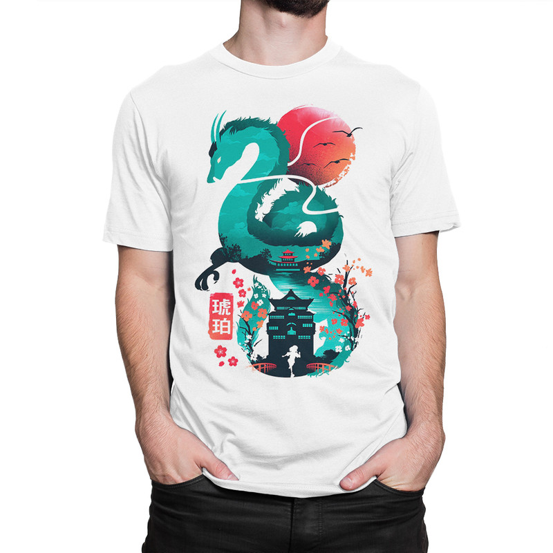 

Футболка мужская Dream Shirts Унесенные Призраками белая S, Белый, Унесенные Призраками
