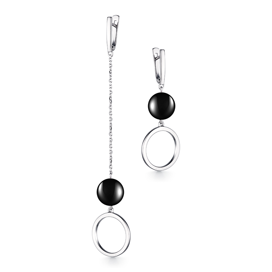 

Серьги подвески из серебра с агатом Yahont 246813, 246813