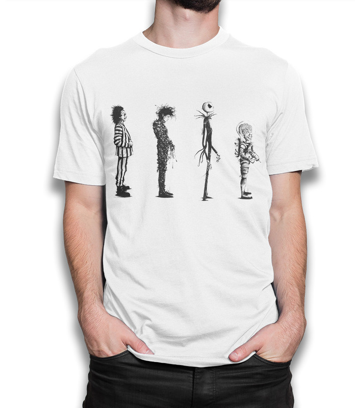 фото Футболка мужская фильмы тима бертона dream shirts белая s