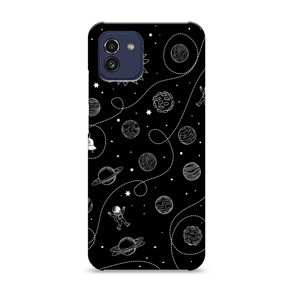 

Пластиковый чехол "В невесомости" на Samsung Galaxy A03, 2104920-3