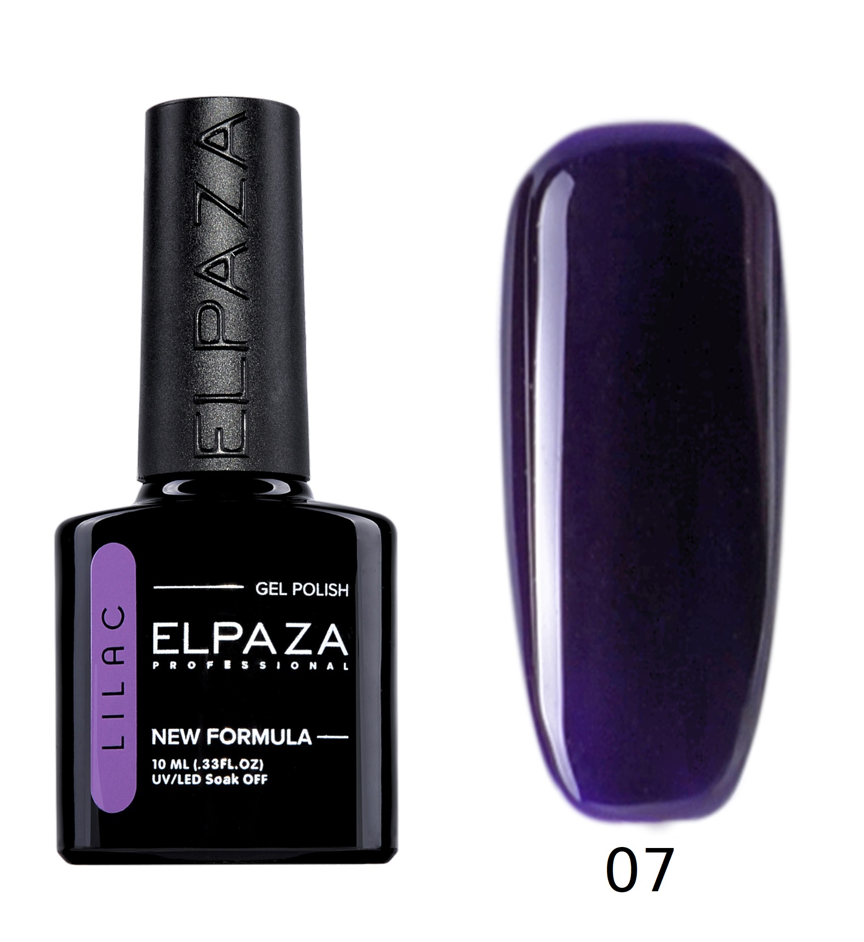 

Гель Лак Для Ногтей ELPAZA Lilac 07 10 Мл, Фиолетовый