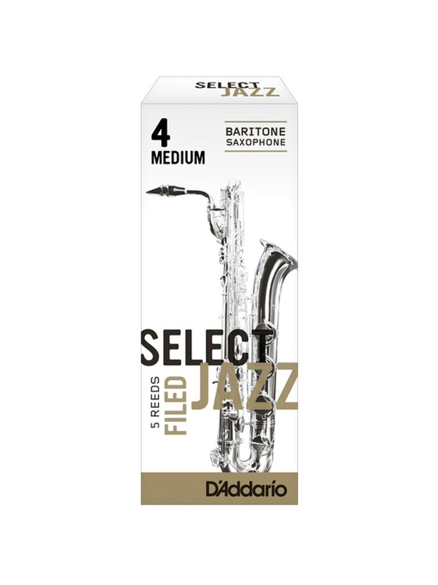 

RSF05BSX4M Select Jazz Filed Трости для саксофона баритон, размер 4, средние (Medium), 5шт, RSF05BSX4M
