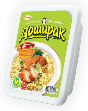 

Лапша Doshirak со вкусом курицы быстрого приготовления 90 г