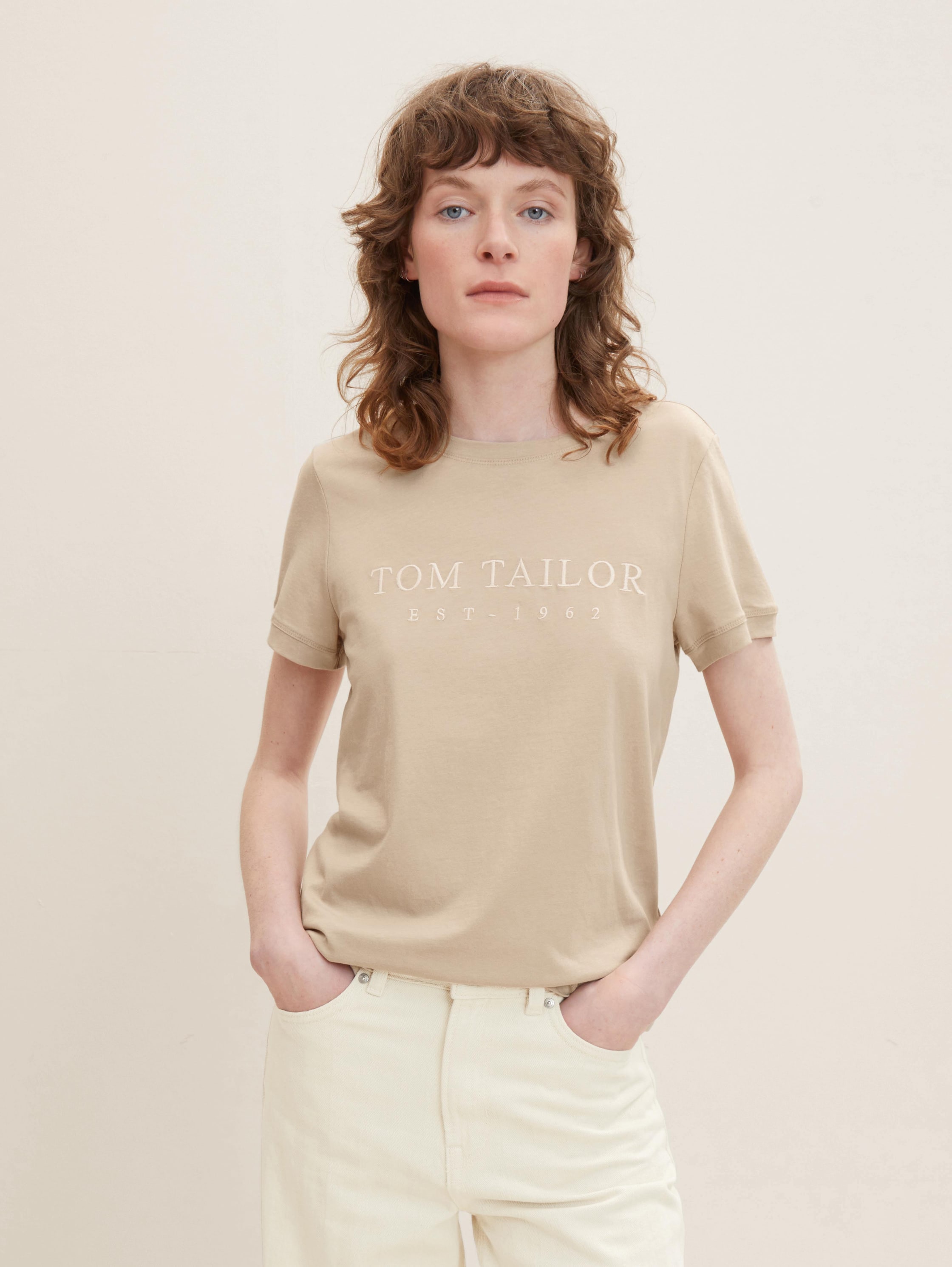 

Футболка женская TOM TAILOR 1032702 коричневая XL, 1032702