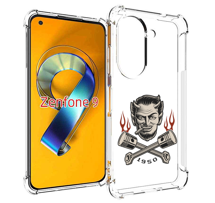 Чехол MyPads поршни-горят для Asus Zenfone 9 (AI2202)
