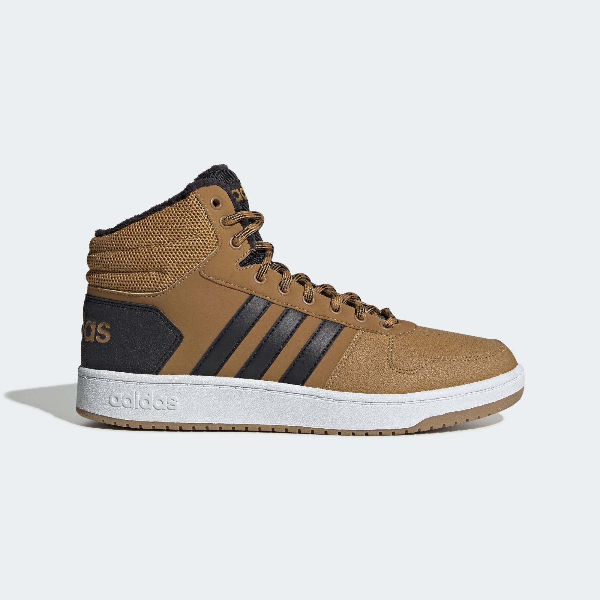 

Кеды мужские Adidas HOOPS 2.0 MID коричневые 7.5 UK, HOOPS 2.0 MID