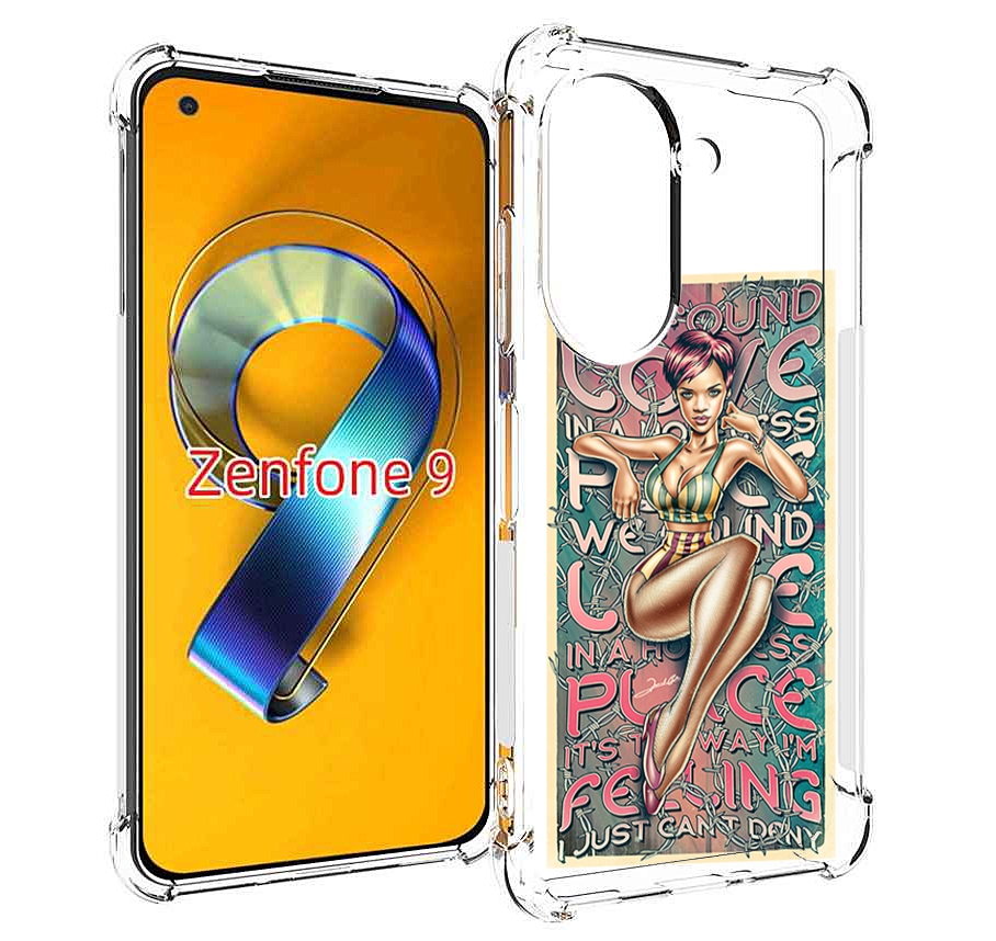 

Чехол MyPads постер-рианна для Asus Zenfone 9 (AI2202), Прозрачный, Tocco