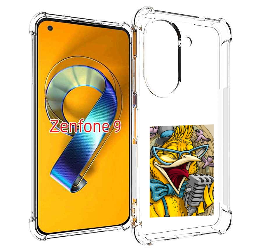 

Чехол MyPads поющая птичка для Asus Zenfone 9 (AI2202), Прозрачный, Tocco
