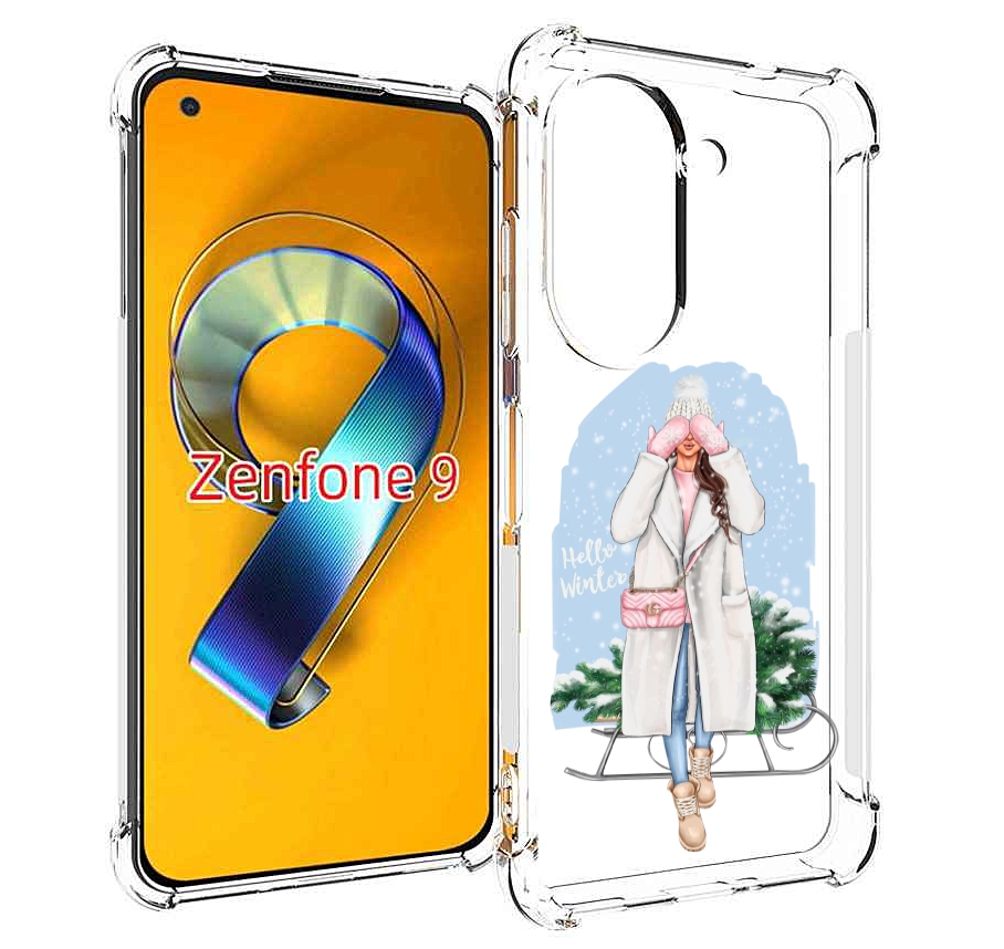 

Чехол MyPads привет-зима женский для Asus Zenfone 9 (AI2202), Прозрачный, Tocco