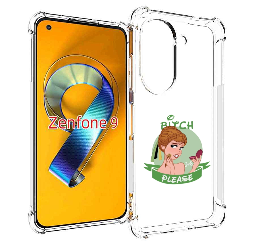 

Чехол MyPads принцесса-Анна женский для Asus Zenfone 9 (AI2202), Прозрачный, Tocco