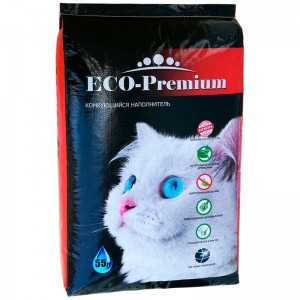 

B ECO Premium Green (Наполнитель древесный без запаха), 20 л (38627)