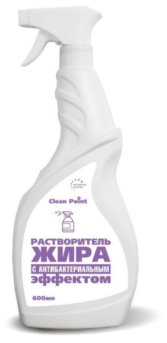 

Чистящие средства CLEAN POINT CP A10 РАСТВОРИТЕЛЬ ЖИРА С АНТИБАКТЕРИАЛЬНЫМ ЭФФЕКТОМ