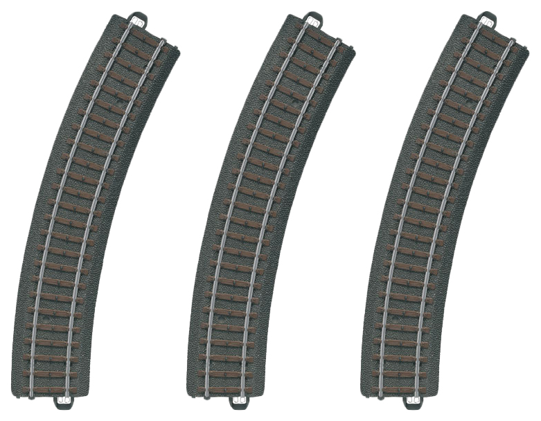 фото Набор расширения путей c (r1) для железной дороги marklin, изогнутые, 360 мм, 3шт., 020130